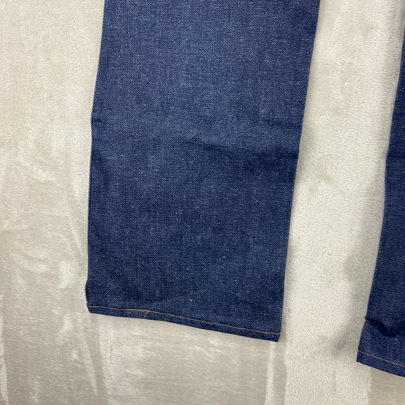 VTG 70s Wrangler 345DEN Boot Flare Jeans 40x32 USA Talon Zip Denim Bell bottom - Picture 5 of 13
